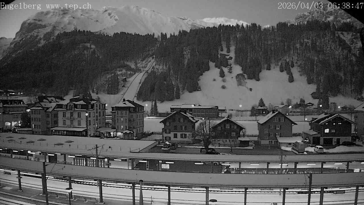 Archiv Foto Webcam Engelberg: Bahnhof