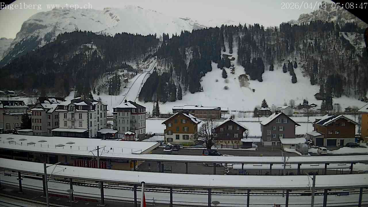Archiv Foto Webcam Engelberg: Bahnhof