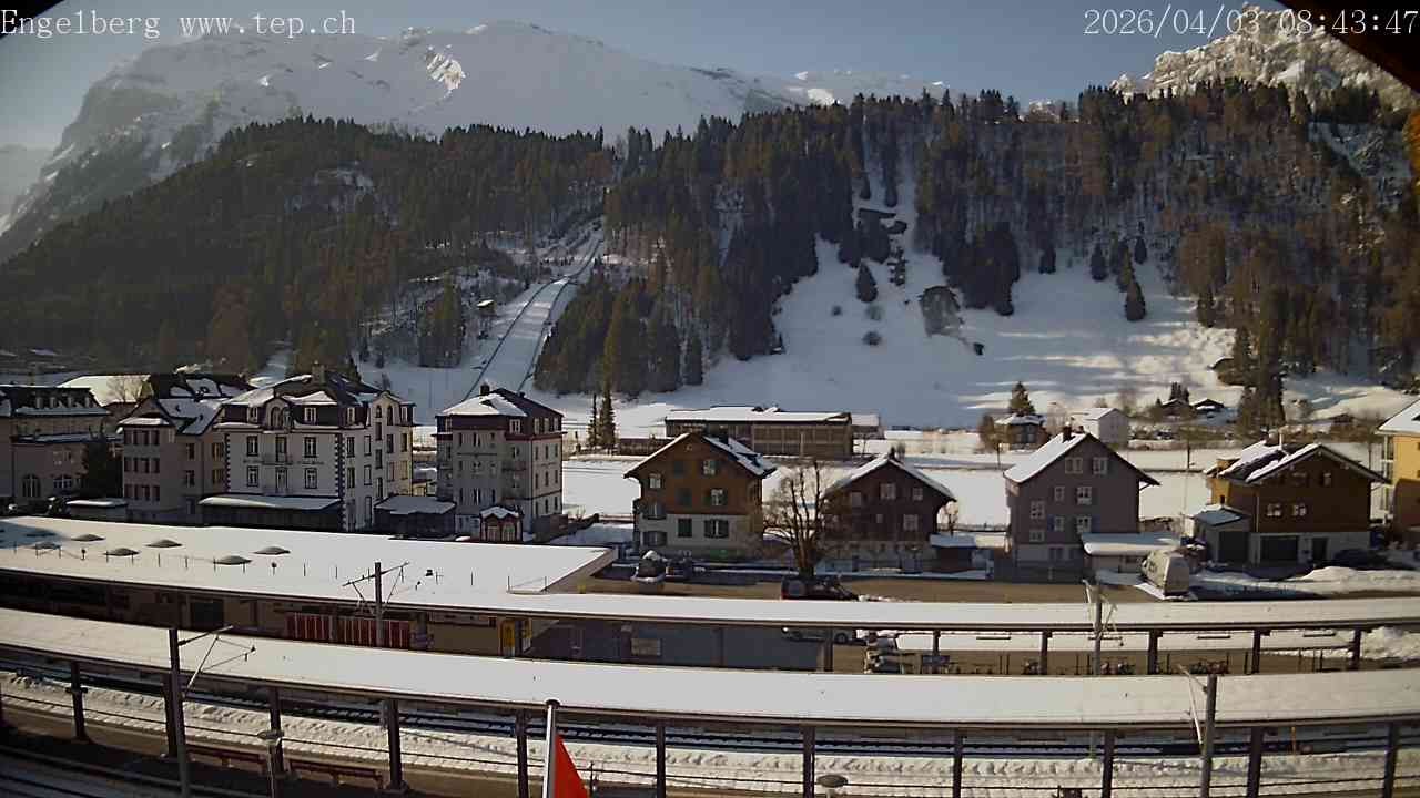 Archiv Foto Webcam Engelberg: Bahnhof