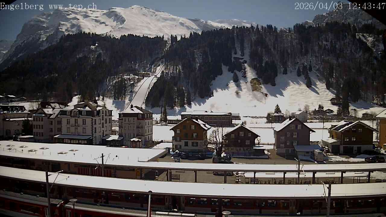 Archiv Foto Webcam Engelberg: Bahnhof
