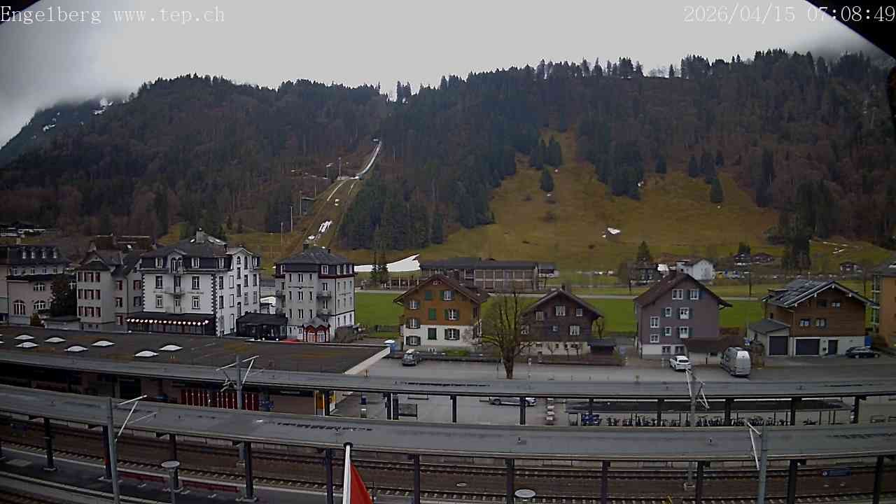 Archiv Foto Webcam Engelberg: Bahnhof