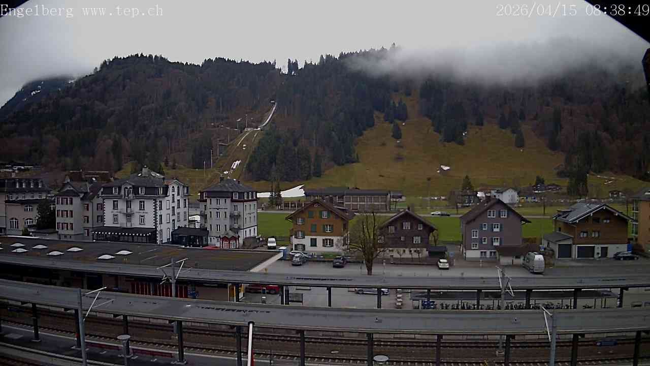 Archiv Foto Webcam Engelberg: Bahnhof