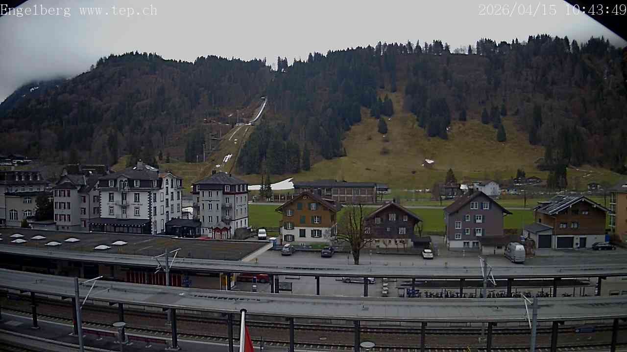 Archiv Foto Webcam Engelberg: Bahnhof
