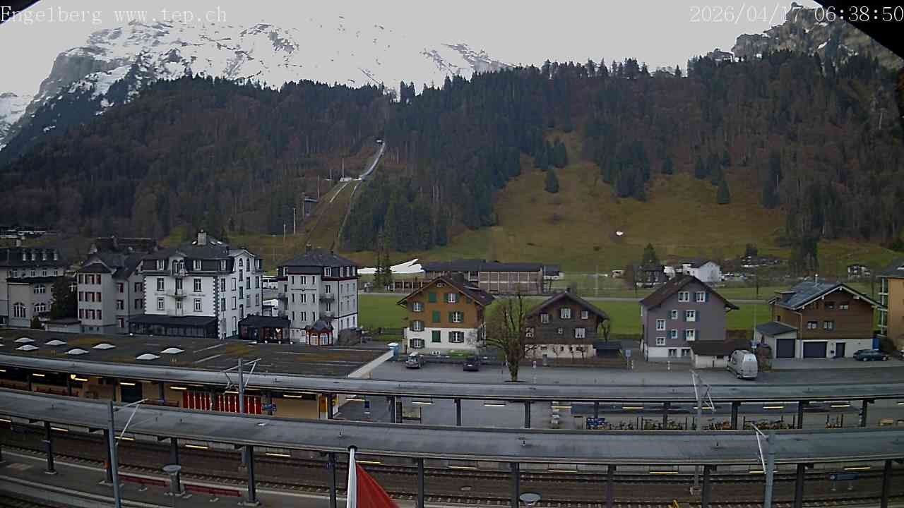 Archiv Foto Webcam Engelberg: Bahnhof