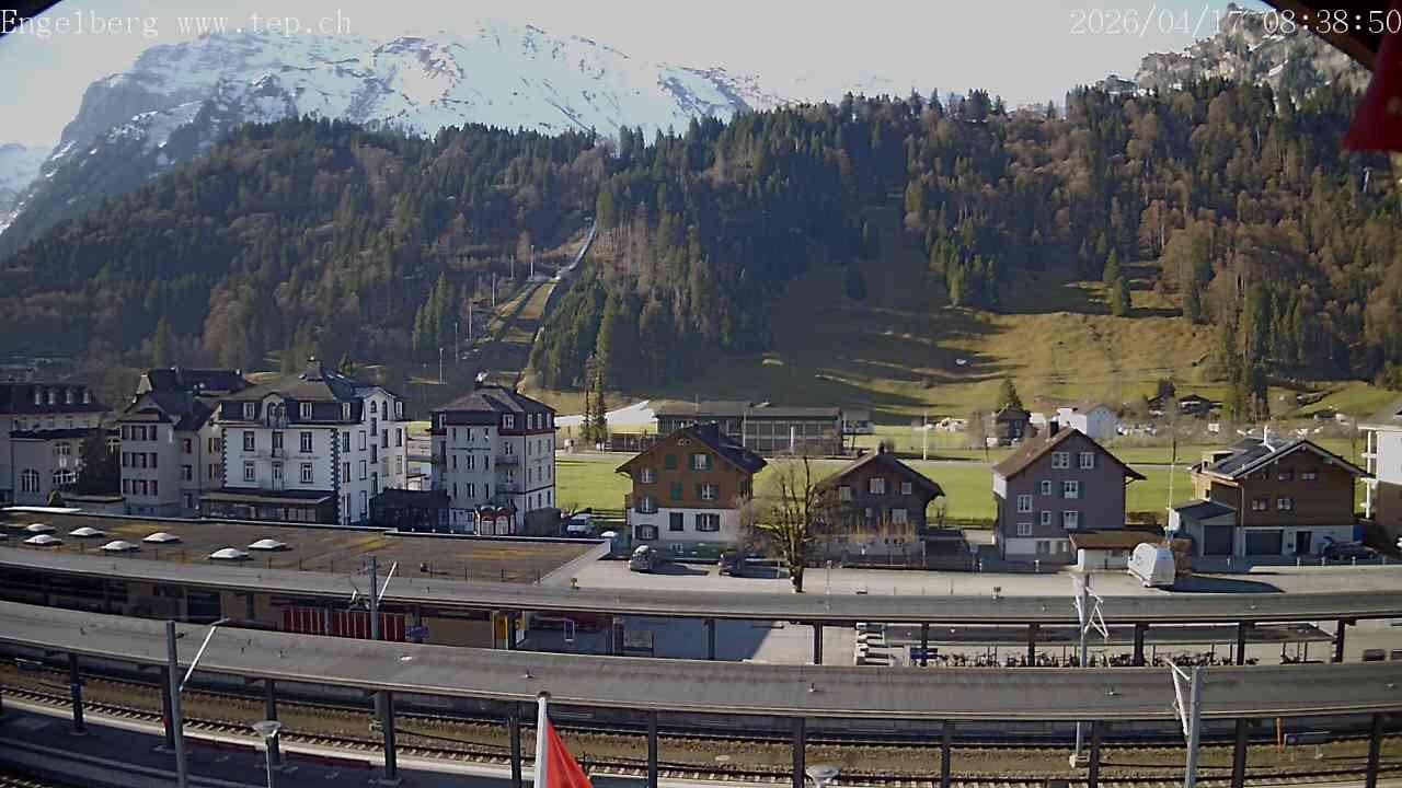 Archiv Foto Webcam Engelberg: Bahnhof