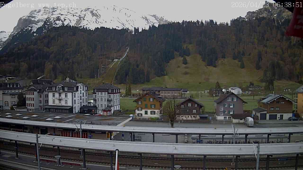 Archiv Foto Webcam Engelberg: Bahnhof