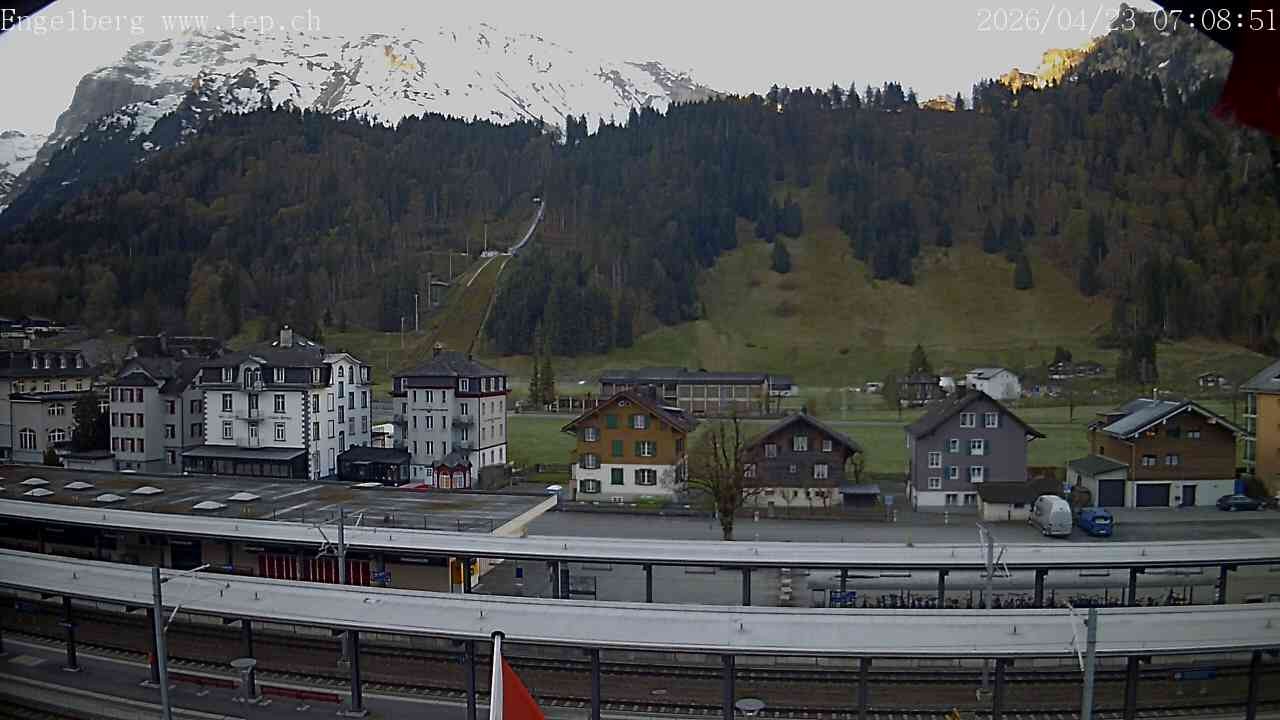 Archiv Foto Webcam Engelberg: Bahnhof