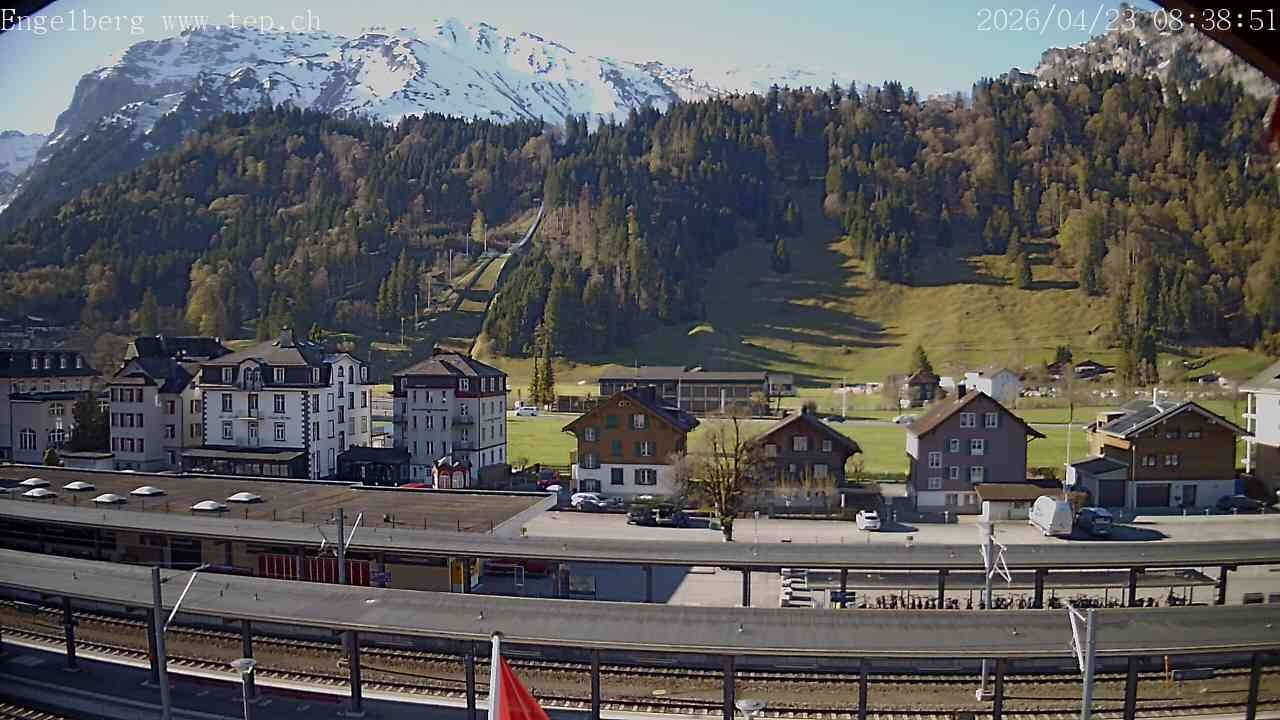 Archiv Foto Webcam Engelberg: Bahnhof