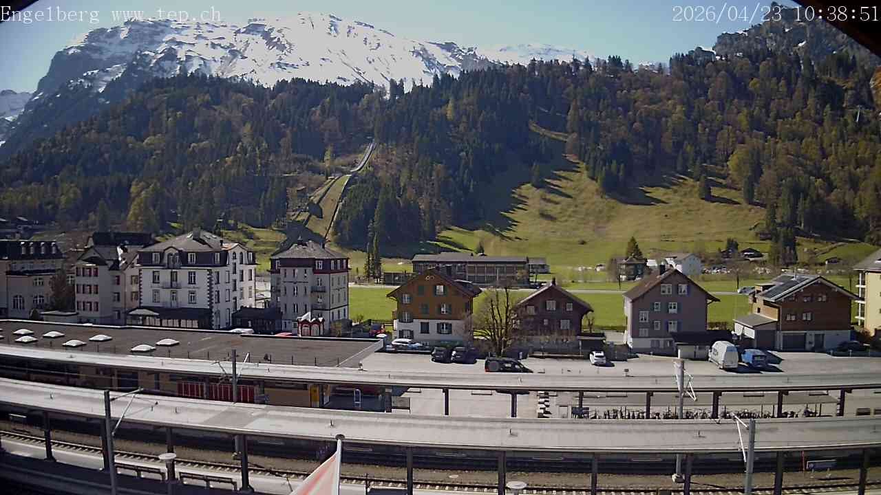 Archiv Foto Webcam Engelberg: Bahnhof