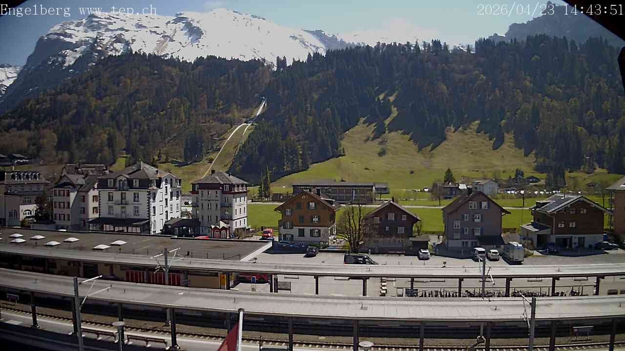 Archiv Foto Webcam Engelberg: Bahnhof