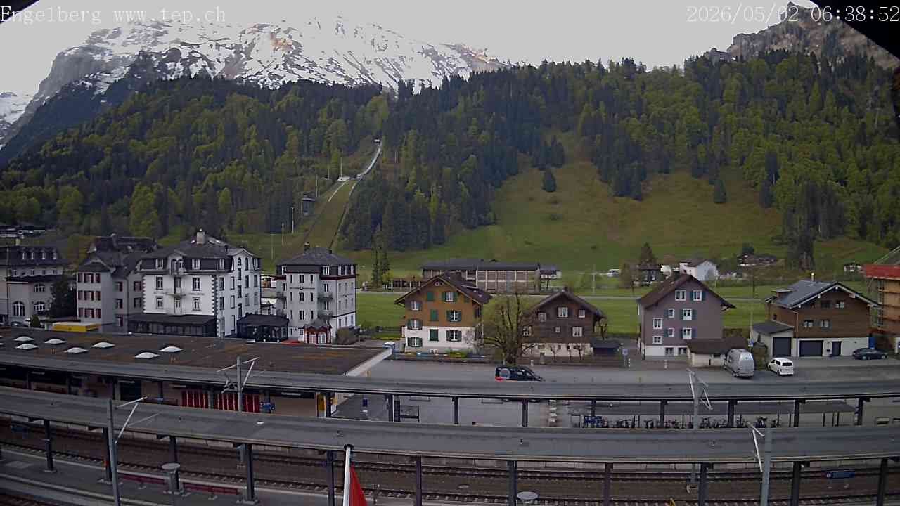 Archiv Foto Webcam Engelberg: Bahnhof