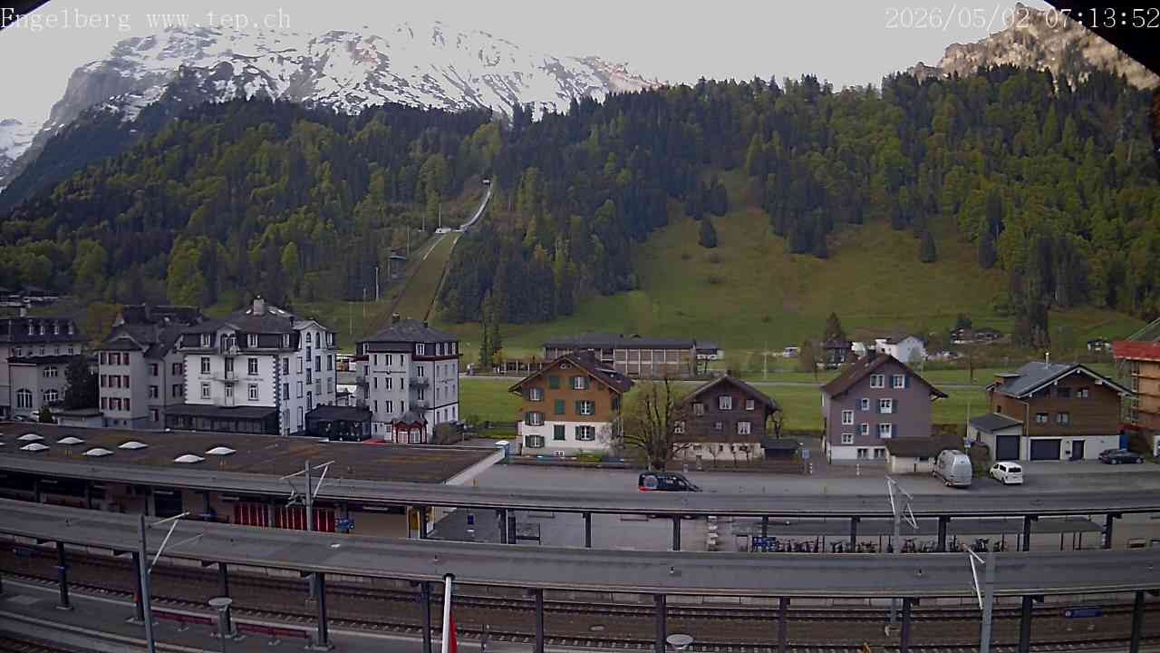 Archiv Foto Webcam Engelberg: Bahnhof