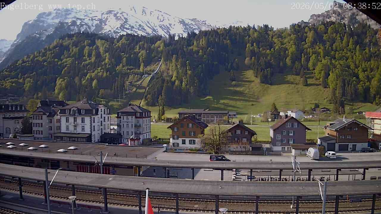 Archiv Foto Webcam Engelberg: Bahnhof