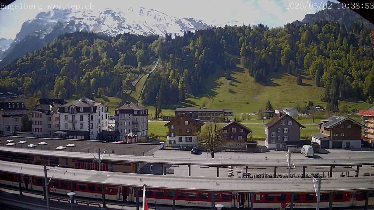 Archiv Foto Webcam Engelberg: Bahnhof