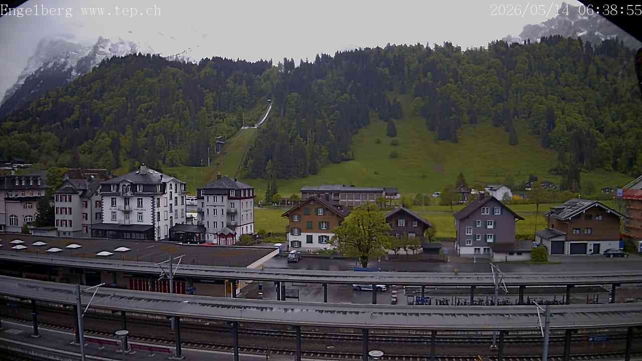 Archiv Foto Webcam Engelberg: Bahnhof