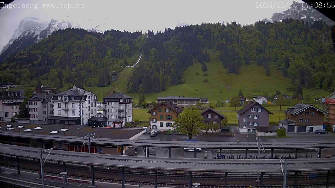 Archiv Foto Webcam Engelberg: Bahnhof