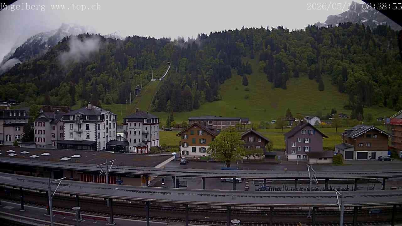 Archiv Foto Webcam Engelberg: Bahnhof