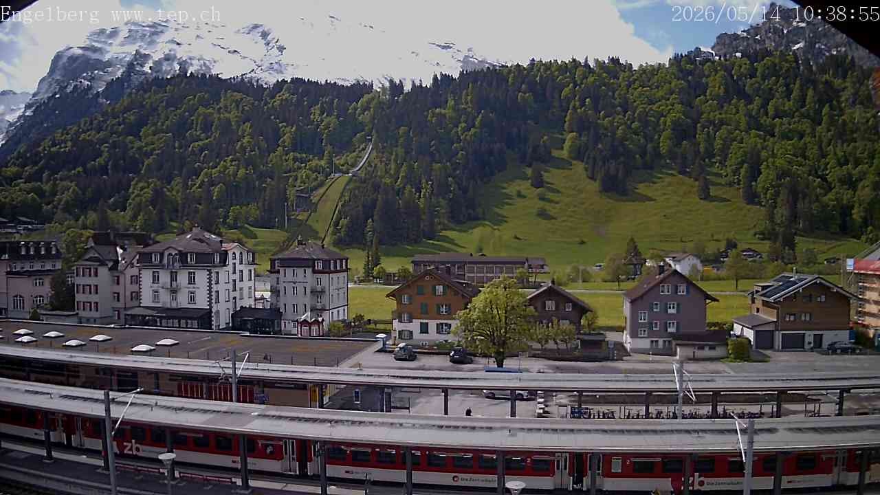 Archiv Foto Webcam Engelberg: Bahnhof