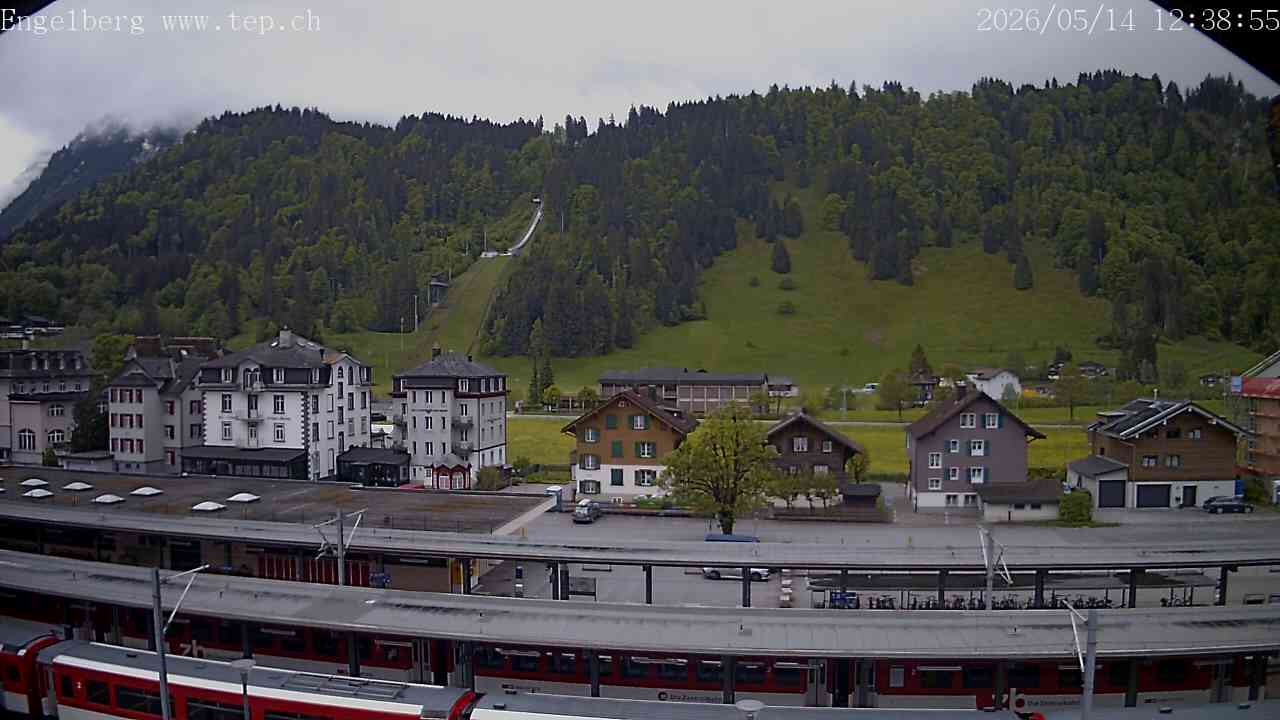 Archiv Foto Webcam Engelberg: Bahnhof