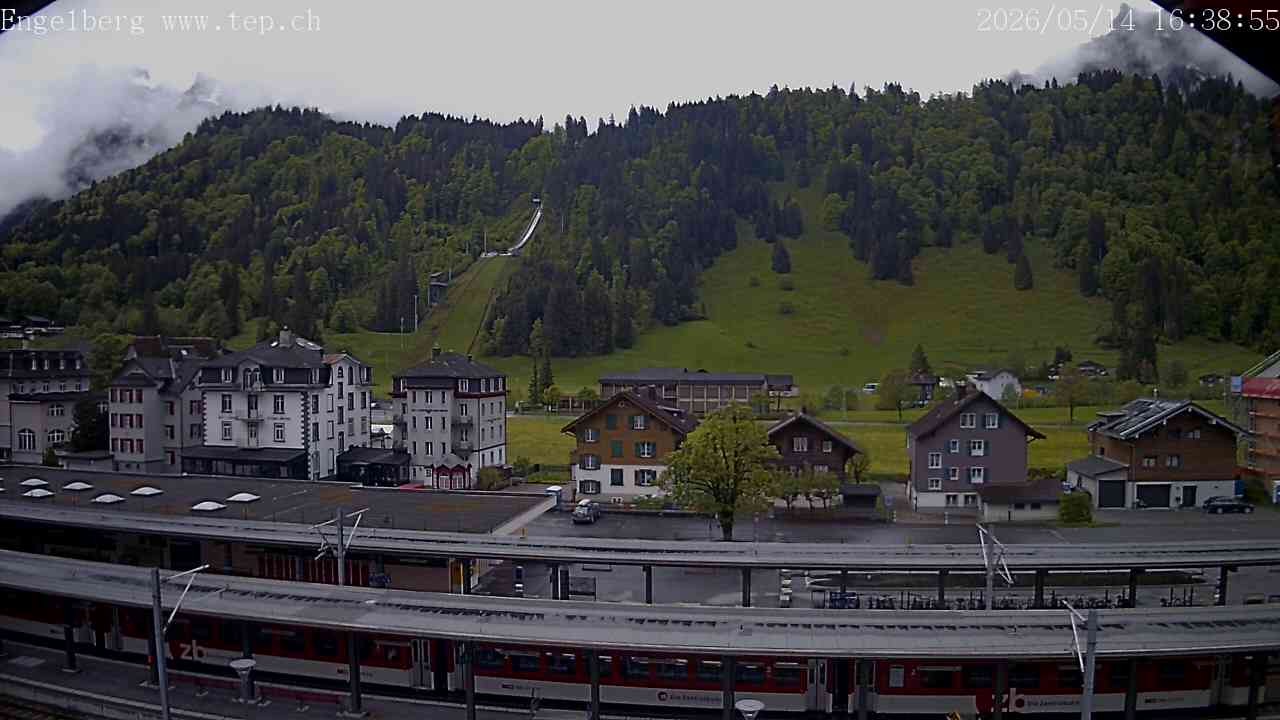 Archiv Foto Webcam Engelberg: Bahnhof