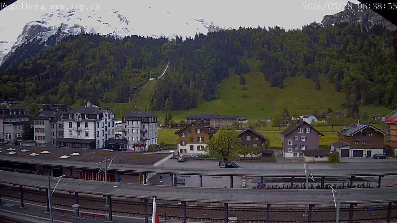 Archiv Foto Webcam Engelberg: Bahnhof