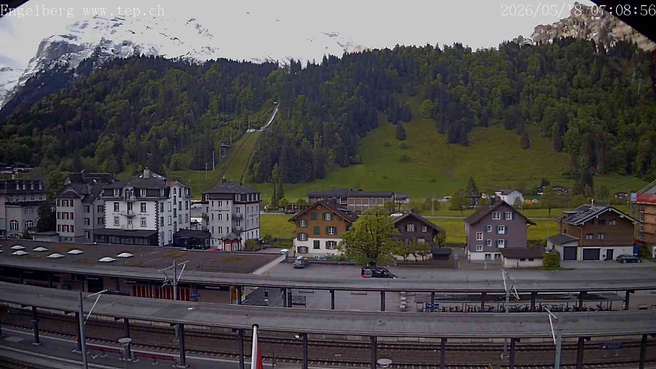 Archiv Foto Webcam Engelberg: Bahnhof
