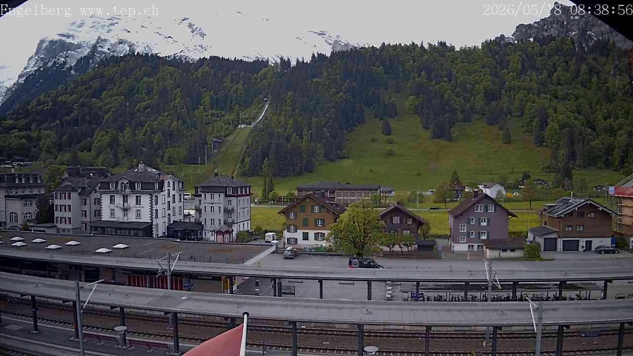 Archiv Foto Webcam Engelberg: Bahnhof