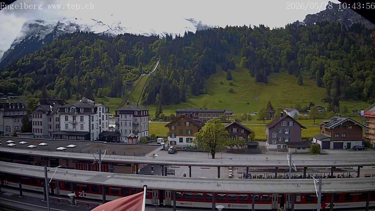 Archiv Foto Webcam Engelberg: Bahnhof