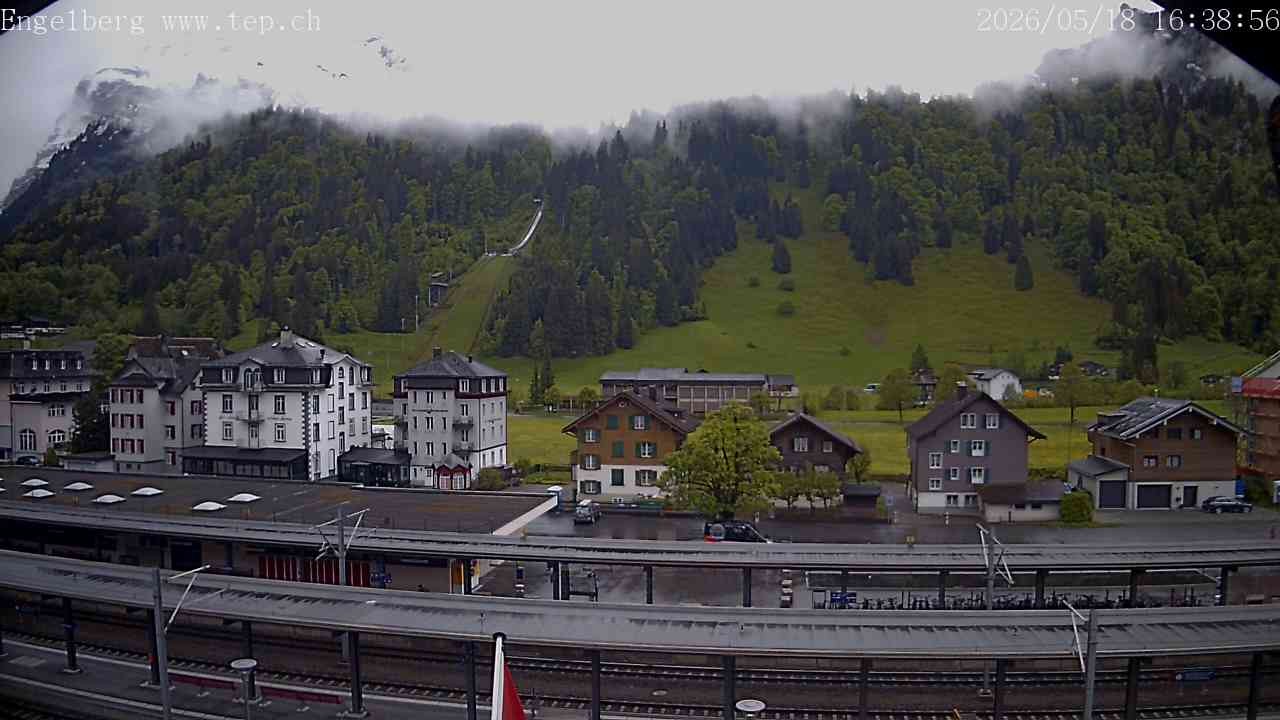 Archiv Foto Webcam Engelberg: Bahnhof