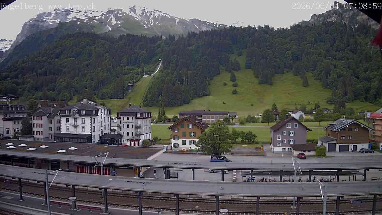 Archiv Foto Webcam Engelberg: Bahnhof