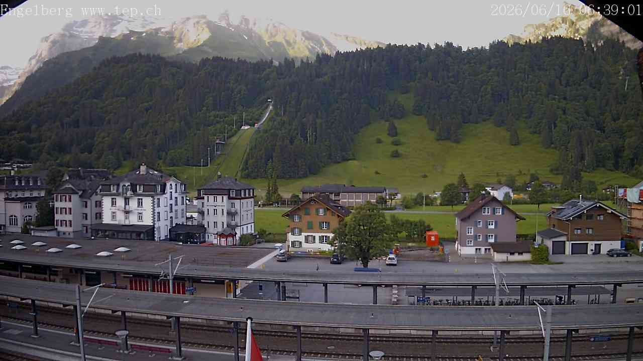 Archiv Foto Webcam Engelberg: Bahnhof