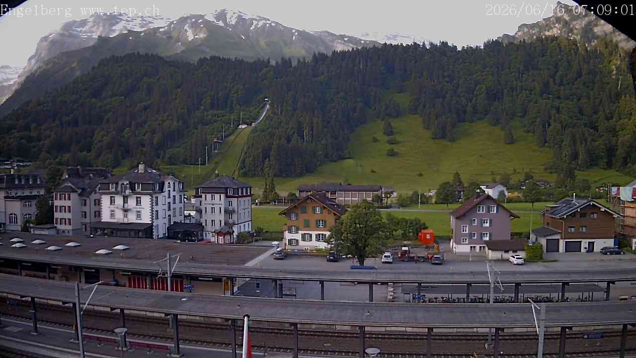 Archiv Foto Webcam Engelberg: Bahnhof