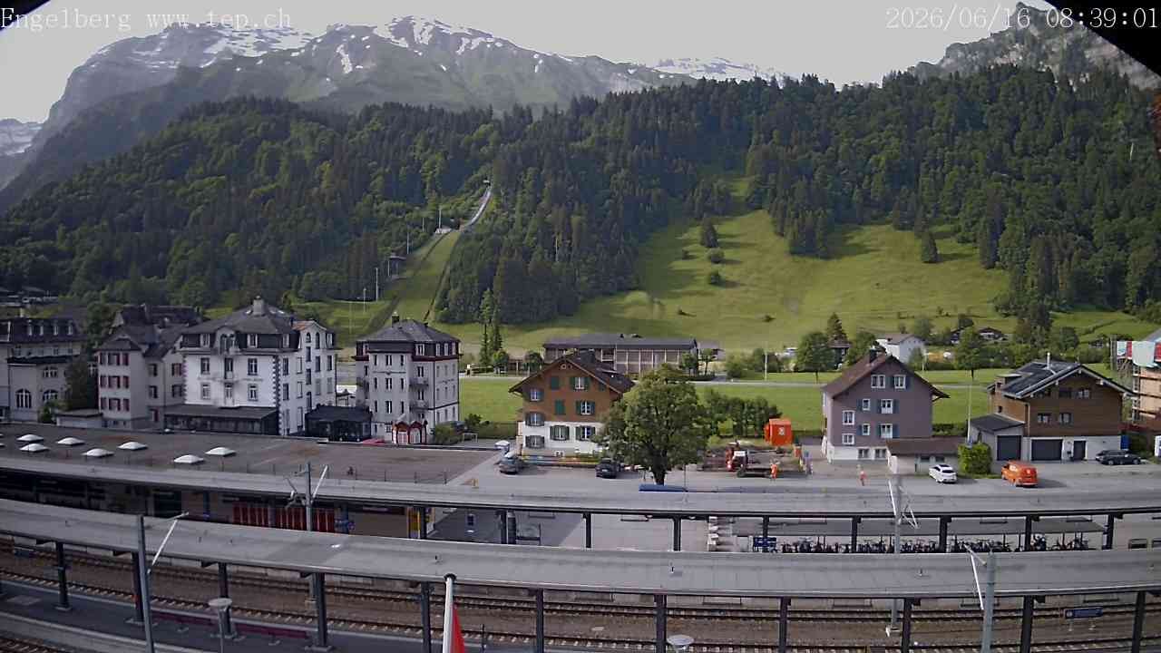Archiv Foto Webcam Engelberg: Bahnhof