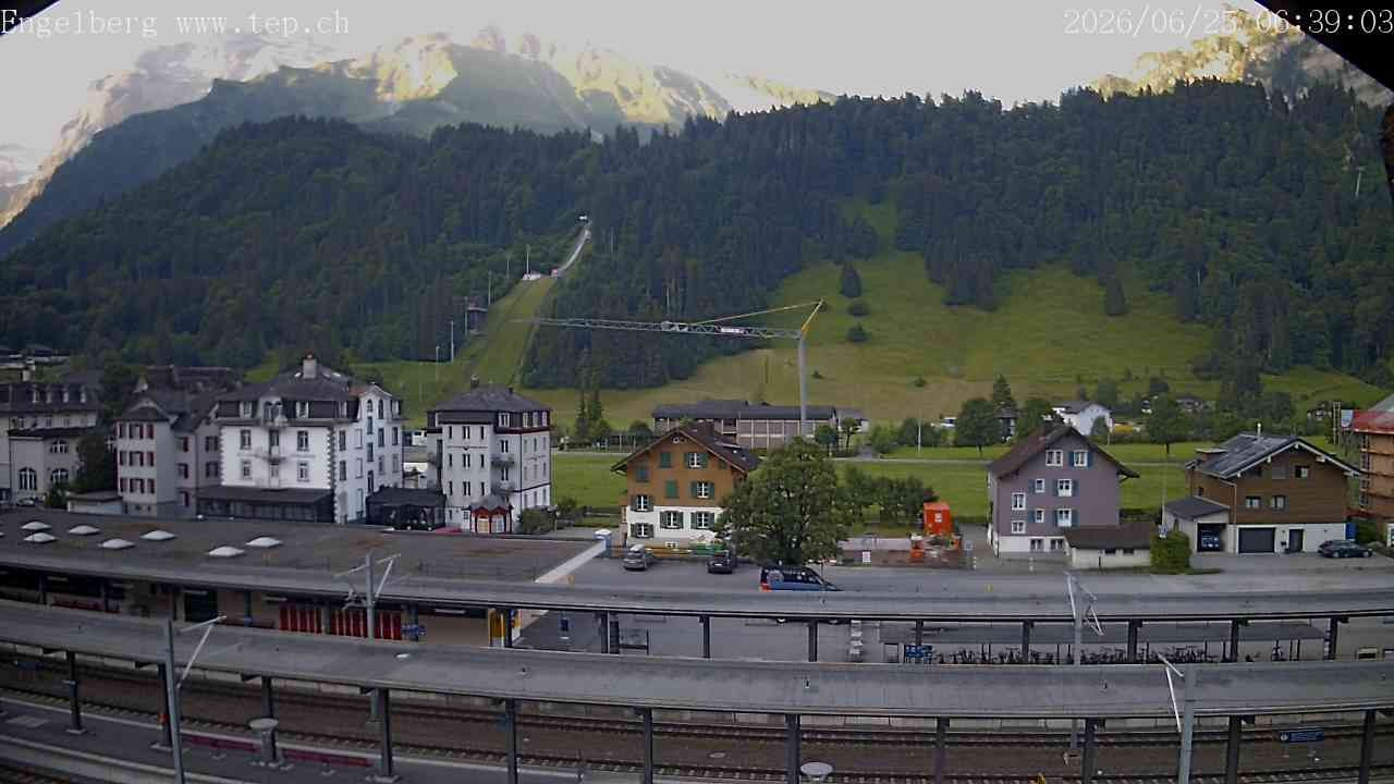 Archiv Foto Webcam Engelberg: Bahnhof