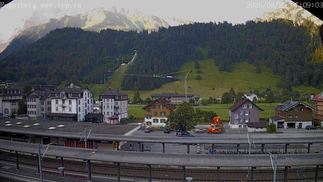 Archiv Foto Webcam Engelberg: Bahnhof