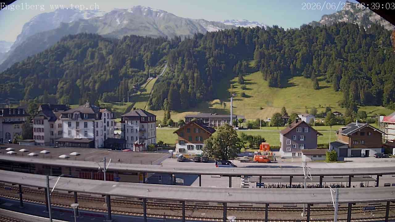 Archiv Foto Webcam Engelberg: Bahnhof