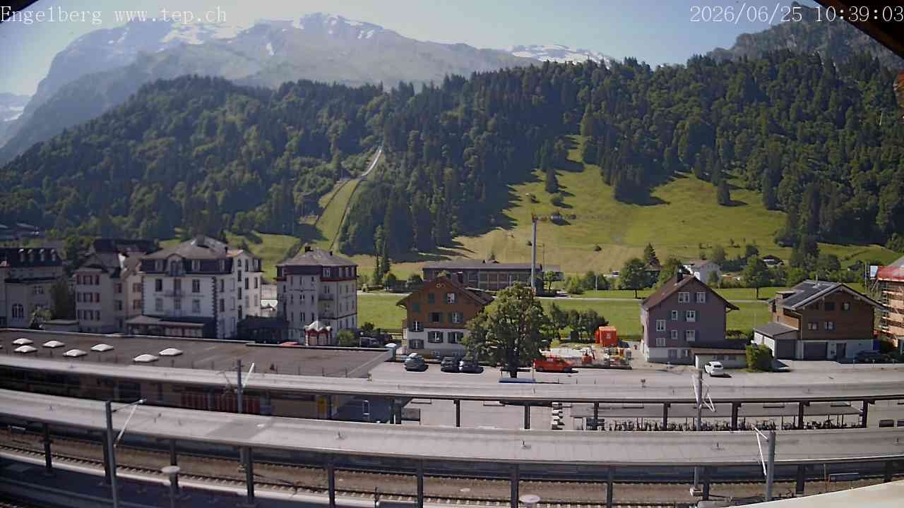 Archiv Foto Webcam Engelberg: Bahnhof