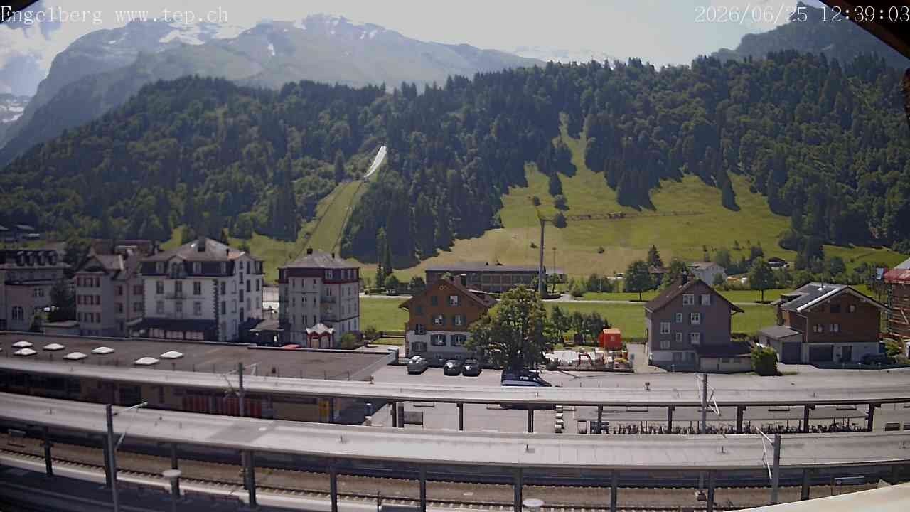 Archiv Foto Webcam Engelberg: Bahnhof