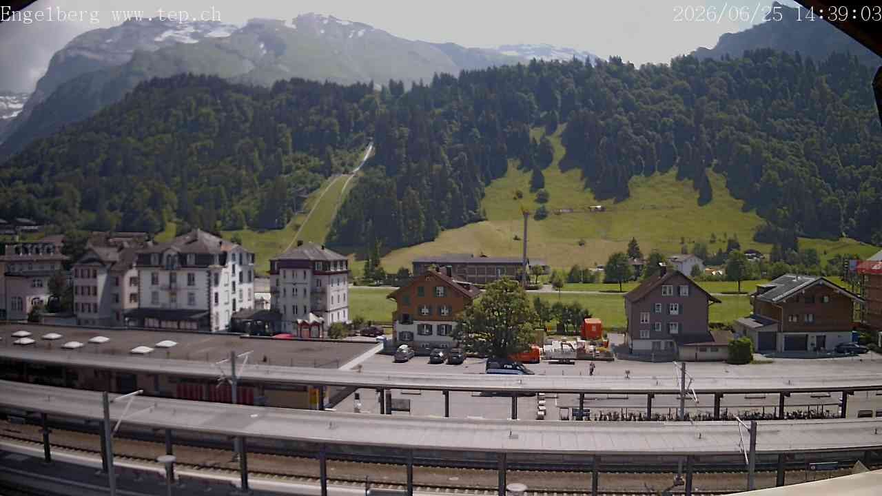 Archiv Foto Webcam Engelberg: Bahnhof