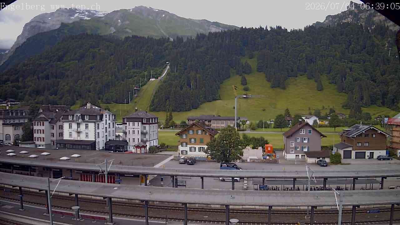 Archiv Foto Webcam Engelberg: Bahnhof