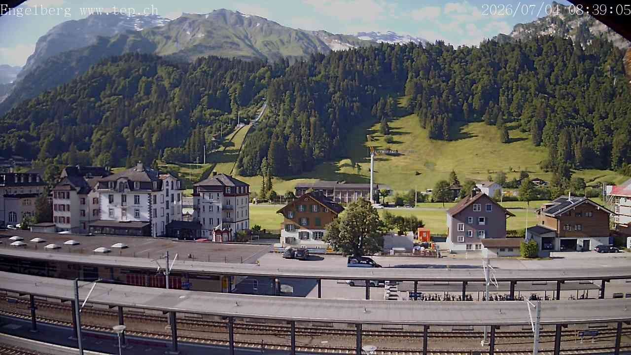 Archiv Foto Webcam Engelberg: Bahnhof