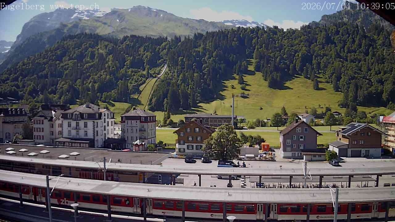 Archiv Foto Webcam Engelberg: Bahnhof