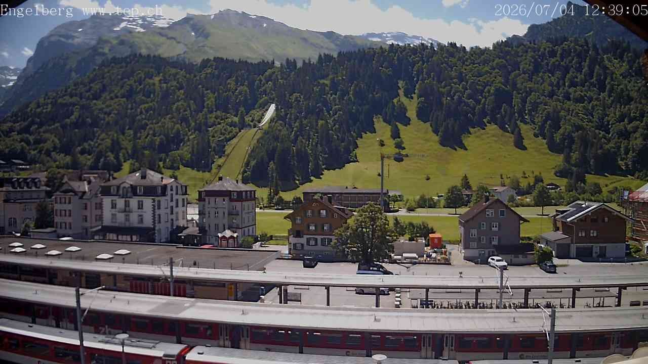 Archiv Foto Webcam Engelberg: Bahnhof