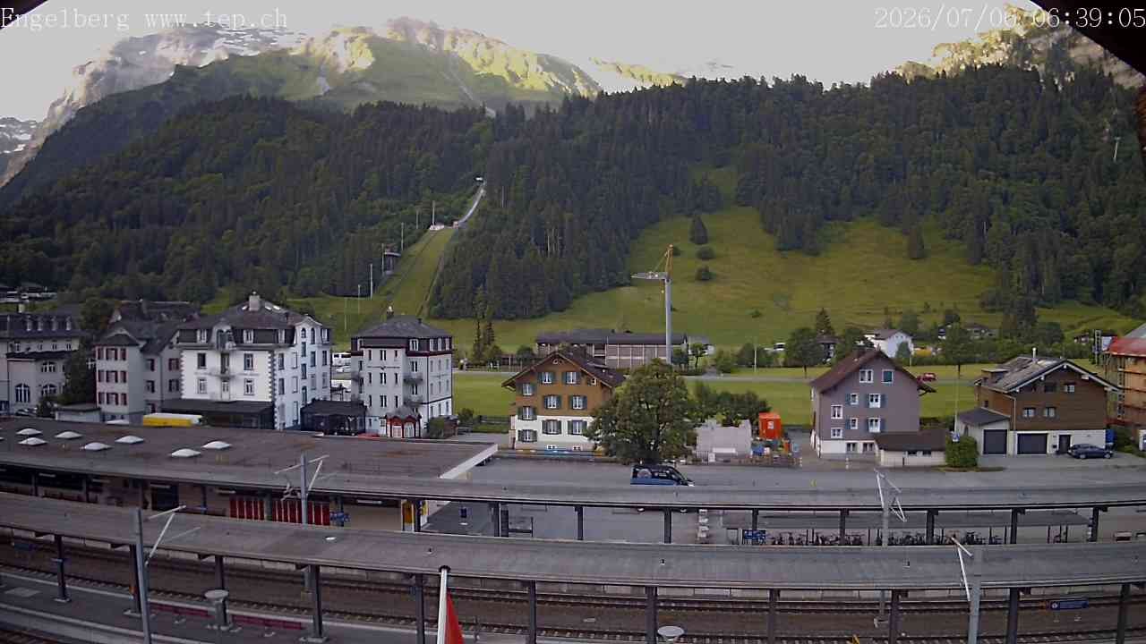 Archiv Foto Webcam Engelberg: Bahnhof