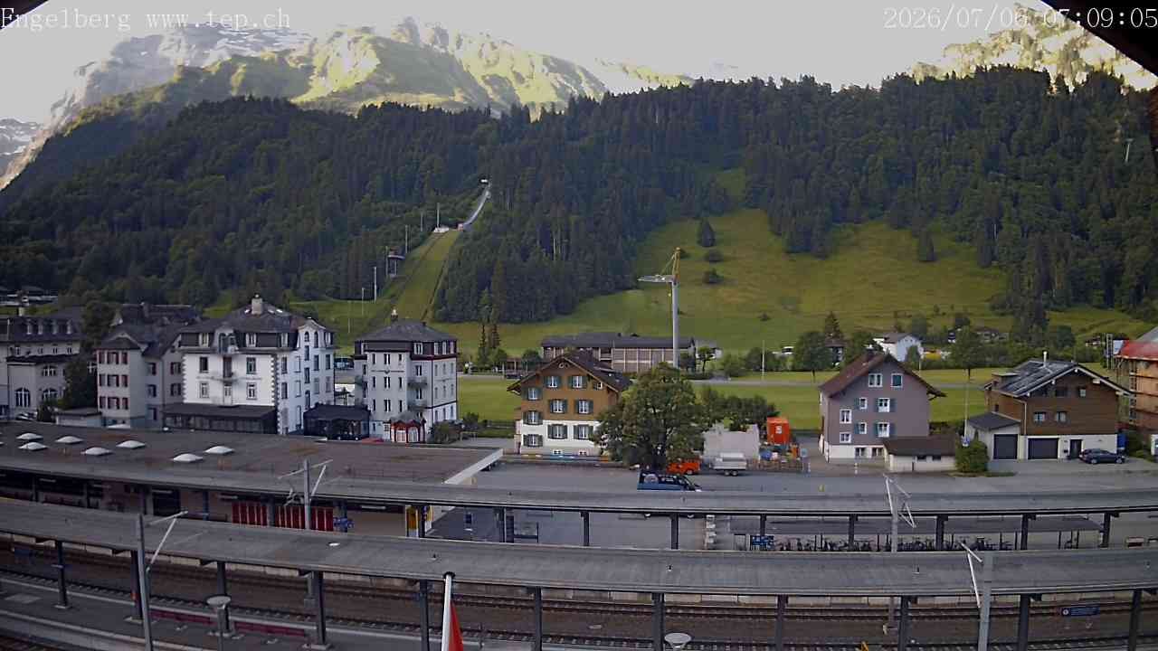 Archiv Foto Webcam Engelberg: Bahnhof