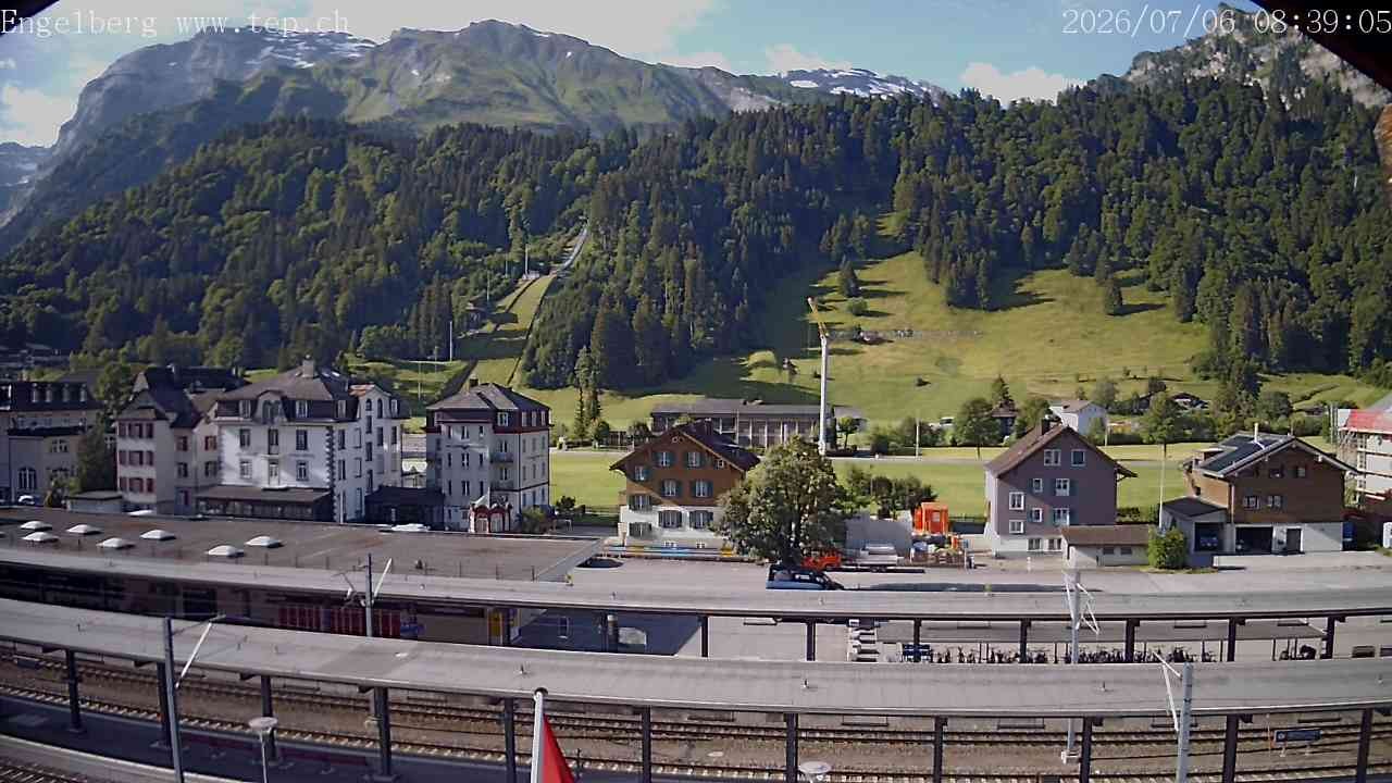 Archiv Foto Webcam Engelberg: Bahnhof