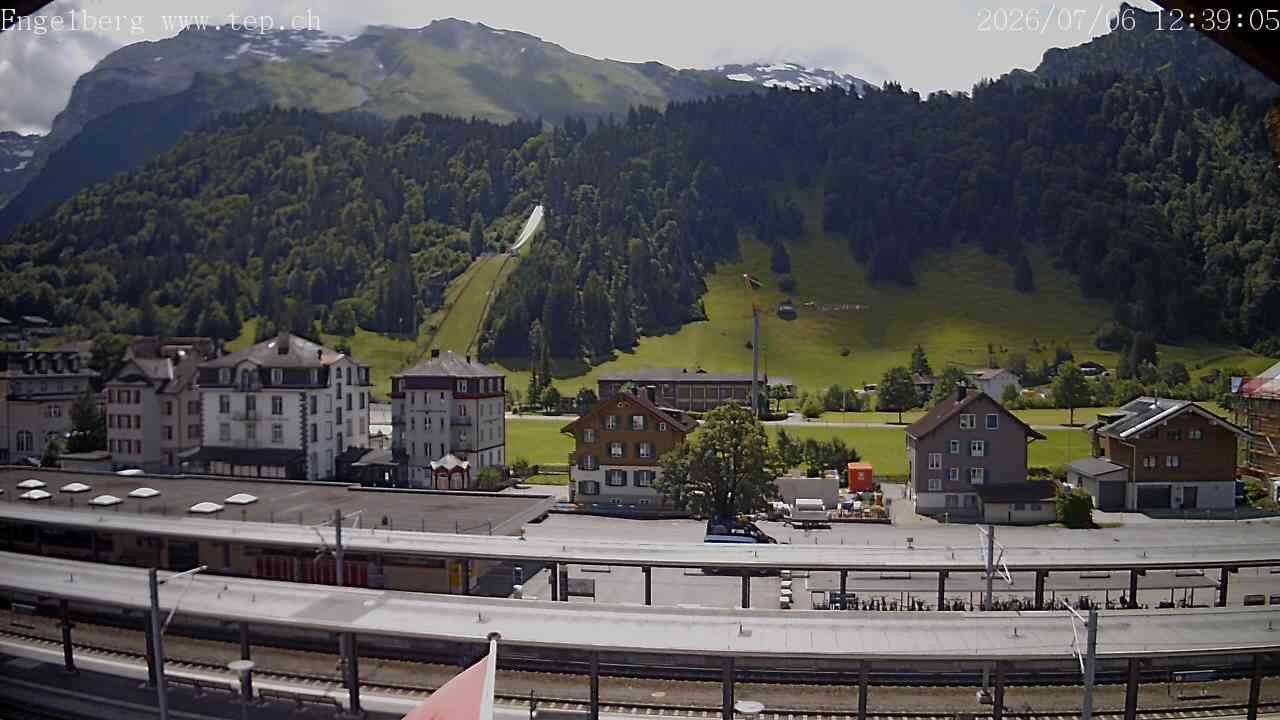 Archiv Foto Webcam Engelberg: Bahnhof