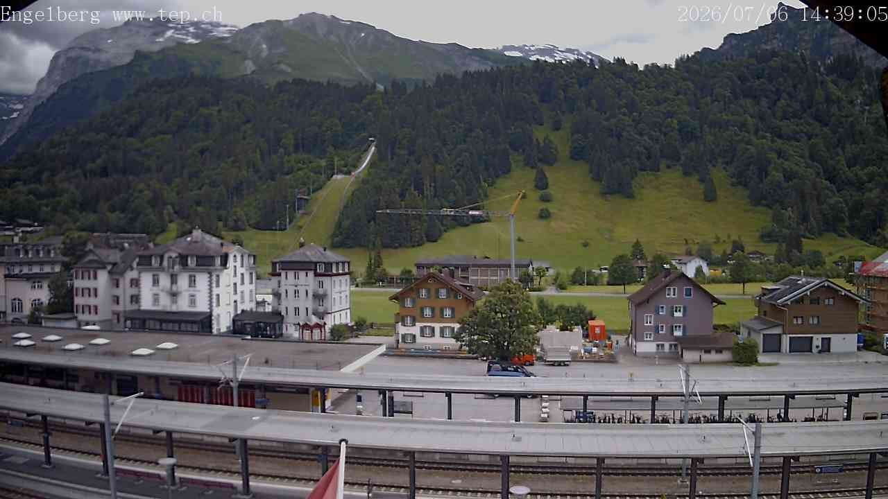 Archiv Foto Webcam Engelberg: Bahnhof