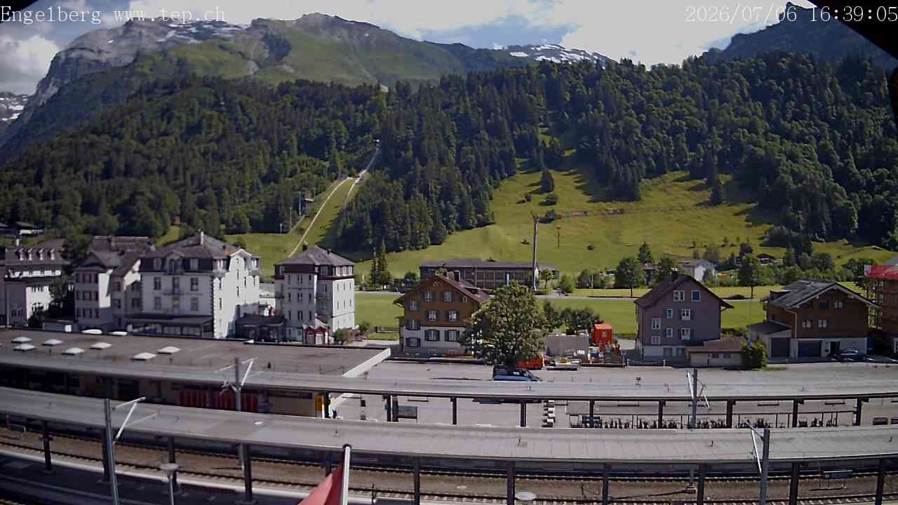 Archiv Foto Webcam Engelberg: Bahnhof