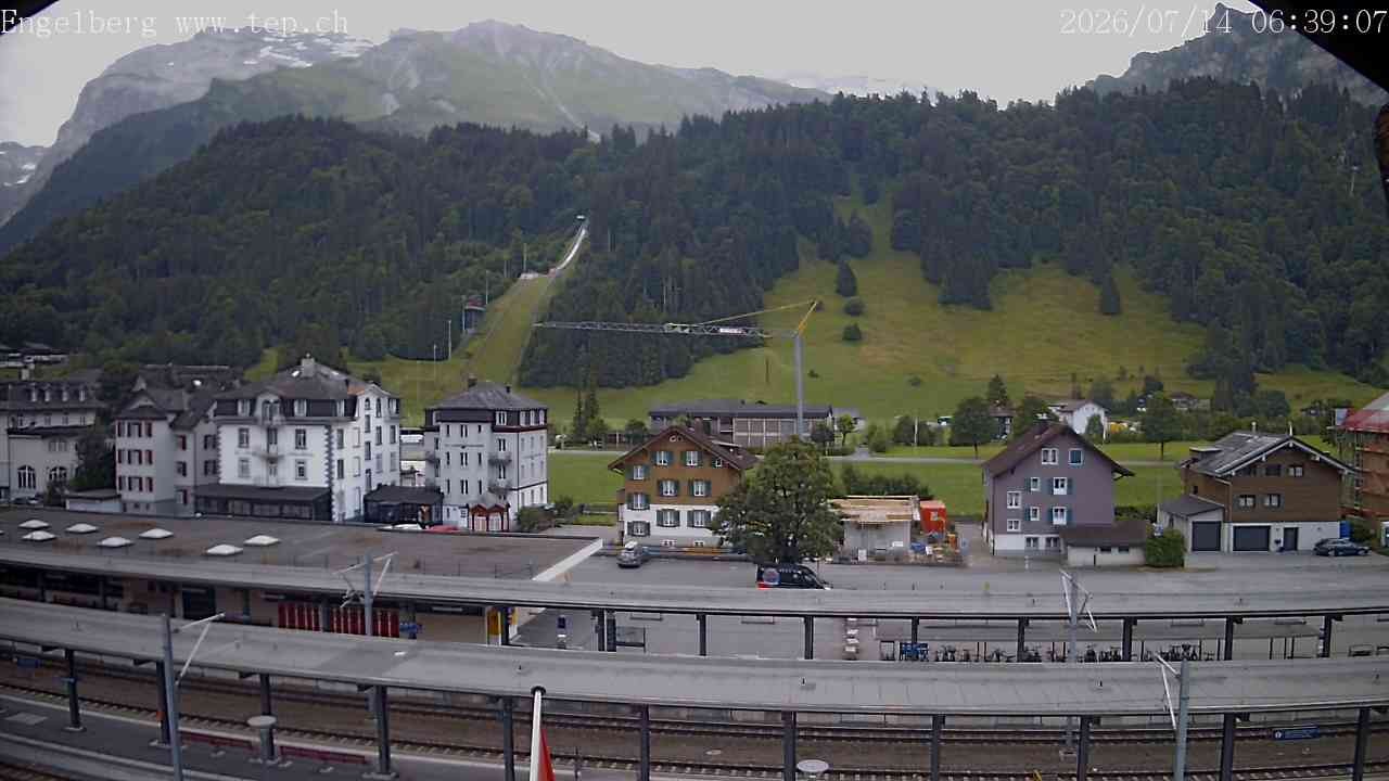 Archiv Foto Webcam Engelberg: Bahnhof